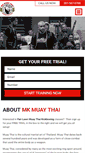 Mobile Screenshot of mkmuaythai.com